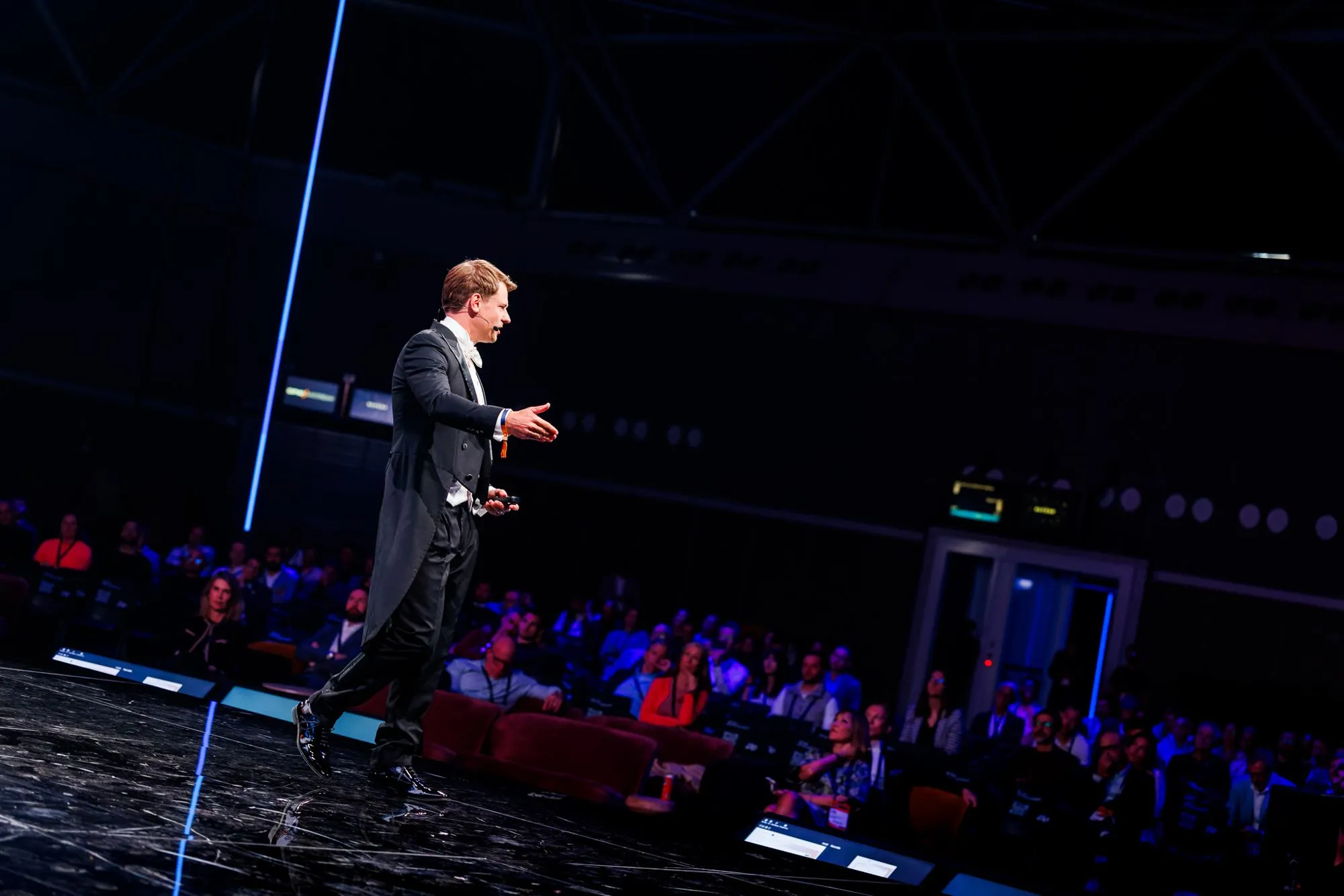 The center stage at DPW Amsterdam 2026, seen from the back of a full audience