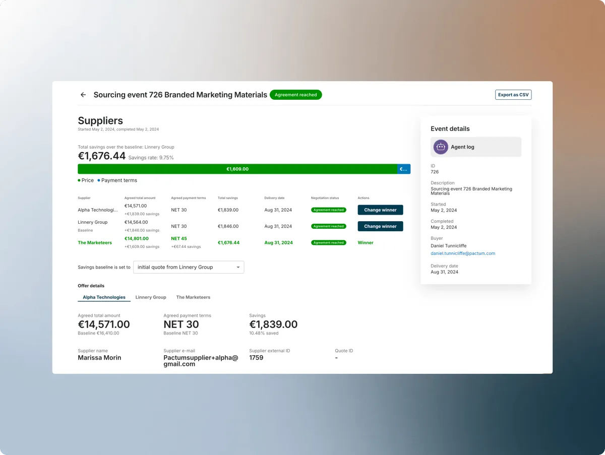 Payment Terms Negotiation Agent